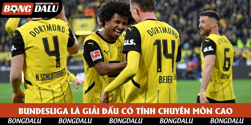 Bundesliga luôn mang tính chuyên môn cao