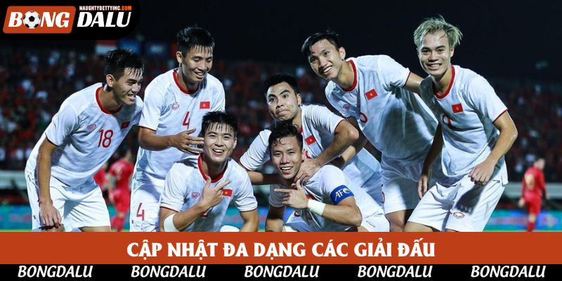 Cập nhật đa dạng các giải đấu trên thế giới