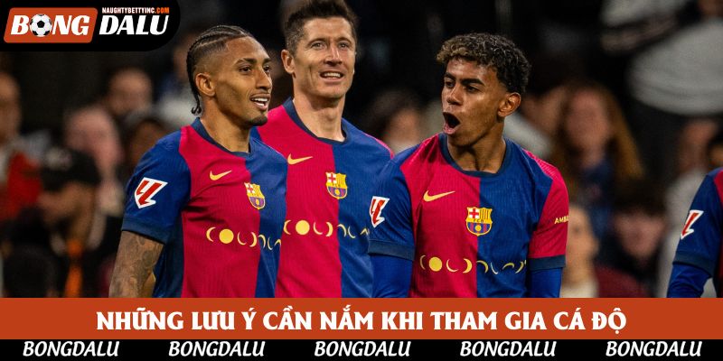 Những lưu ý cần nắm khi tham gia cá độ